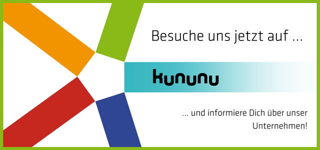 Bewerte uns jetzt auf Kununu und informiere Dich über unser Unternehmen!